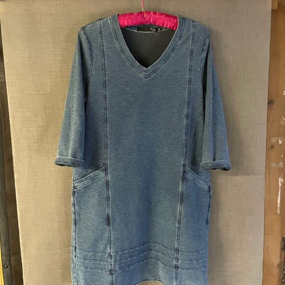 Max Jeans Blue Midi Dress - Picture 1 of 3